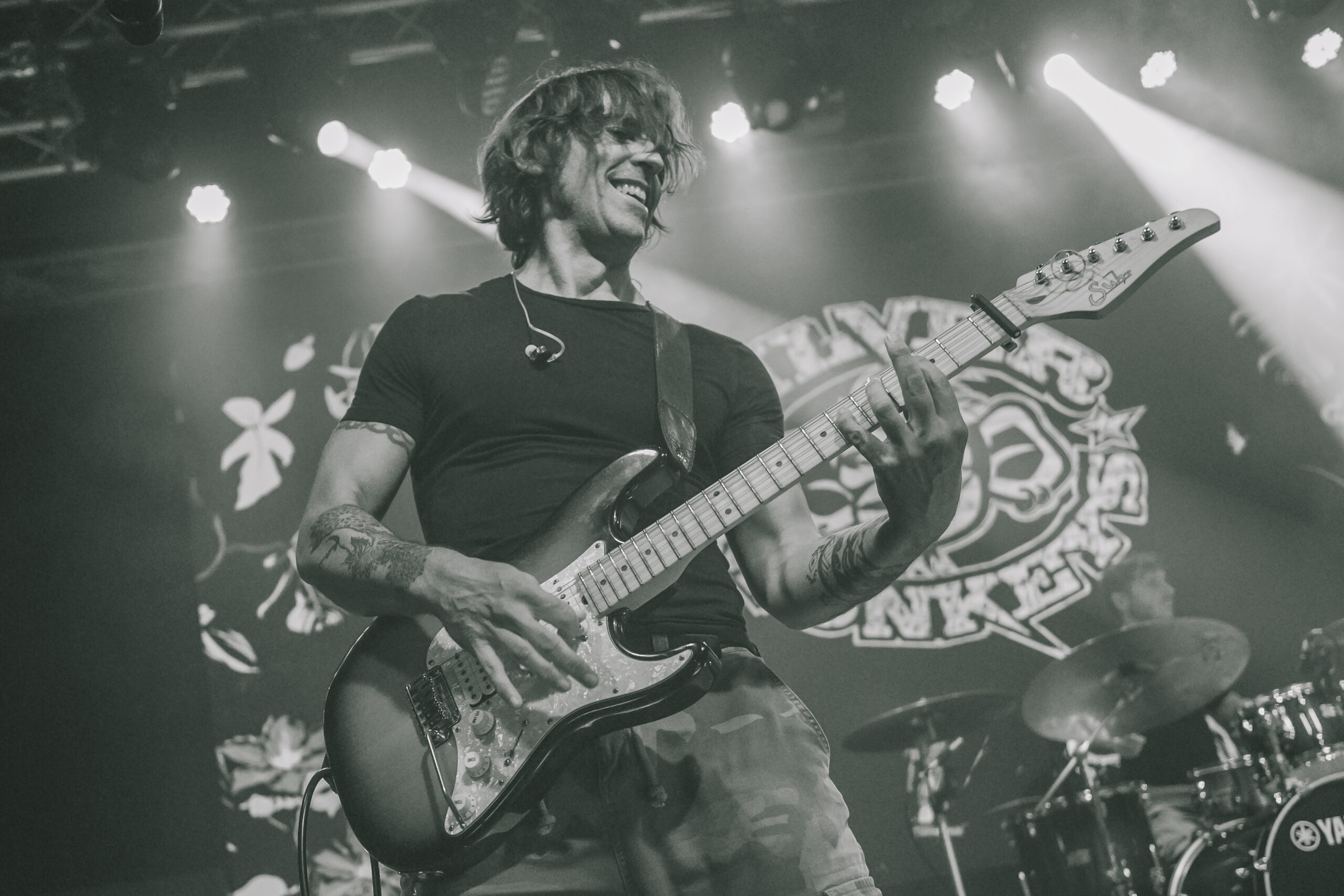 David Ches, guitarrista de Silver Monkeys, en directe